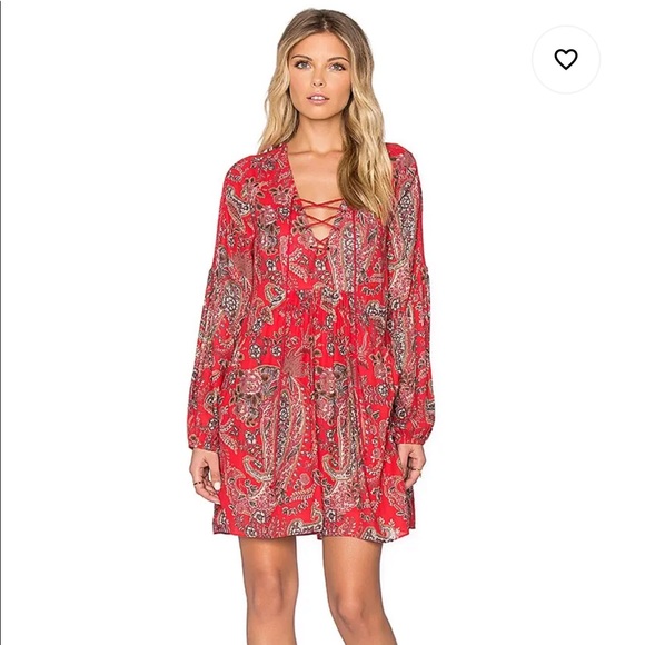 Free People Dresses & Skirts - FREE PEOPLE Rain or Shine Printed Dress, Size M